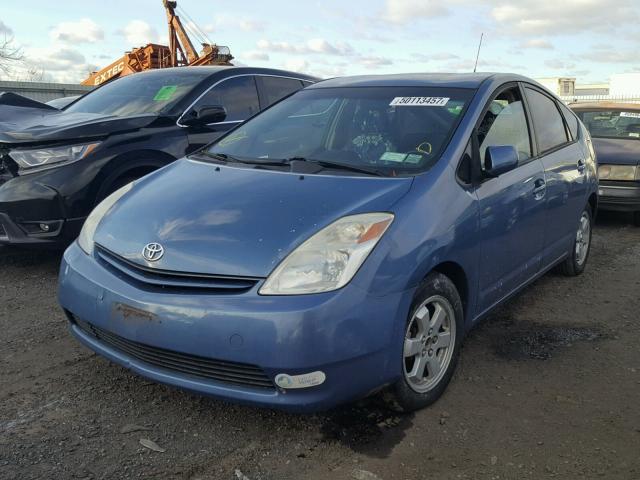 JTDKB20U453024356 - 2005 TOYOTA PRIUS BLUE photo 2