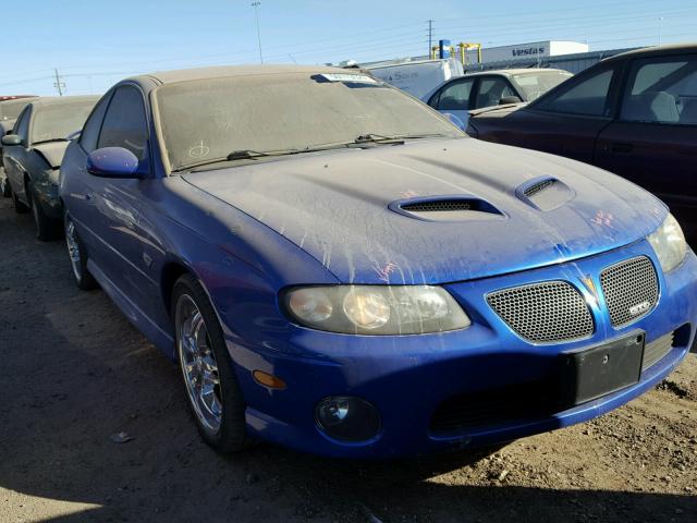 6G2VX12U46L571352 - 2006 PONTIAC GTO BLUE photo 1