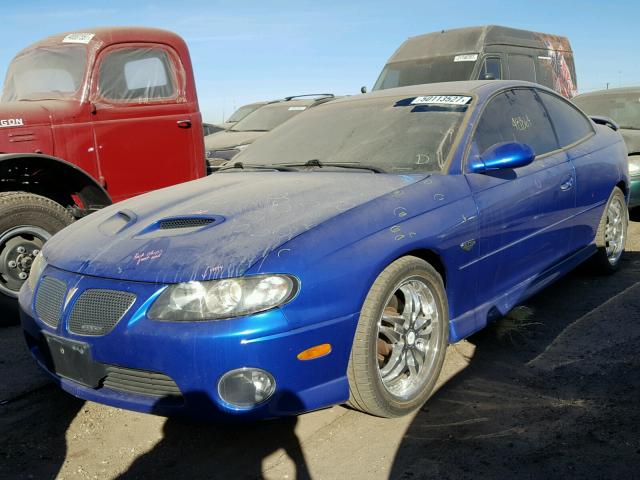 6G2VX12U46L571352 - 2006 PONTIAC GTO BLUE photo 2