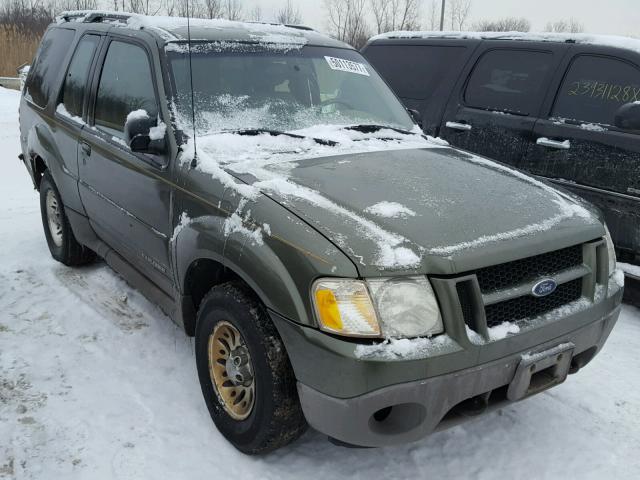 1FMYU60EX1UC36988 - 2001 FORD EXPLORER S GREEN photo 1