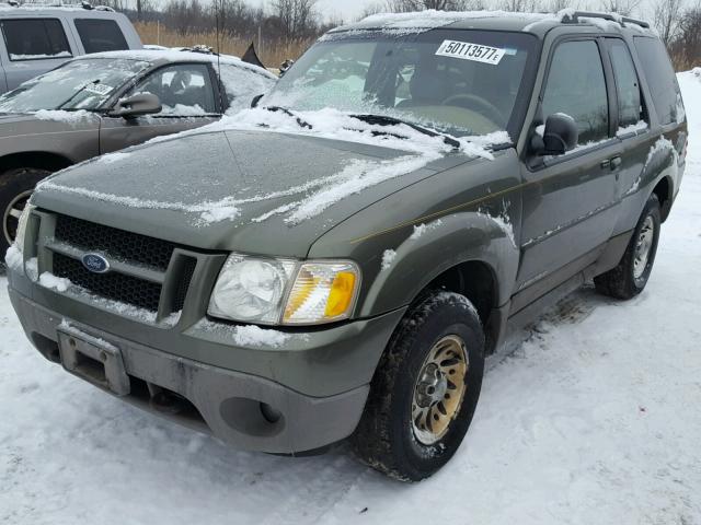 1FMYU60EX1UC36988 - 2001 FORD EXPLORER S GREEN photo 2