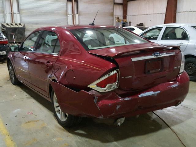 3FAHP08178R183944 - 2008 FORD FUSION SEL RED photo 3