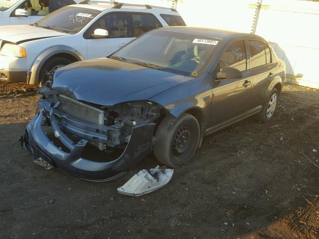 1G1AK55F667648024 - 2006 CHEVROLET COBALT LS GRAY photo 2