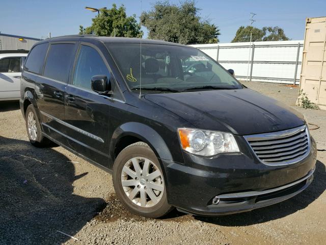 2C4RC1BG6ER360062 - 2014 CHRYSLER TOWN & COU BLACK photo 1