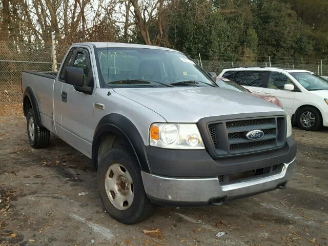 1FTRF14W25NB30866 - 2005 FORD F150 SILVER photo 1