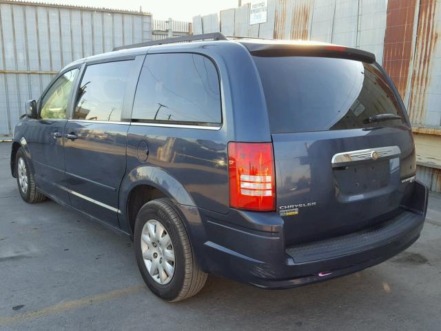 2A8HR44E89R630186 - 2009 CHRYSLER TOWN & COU BLUE photo 3