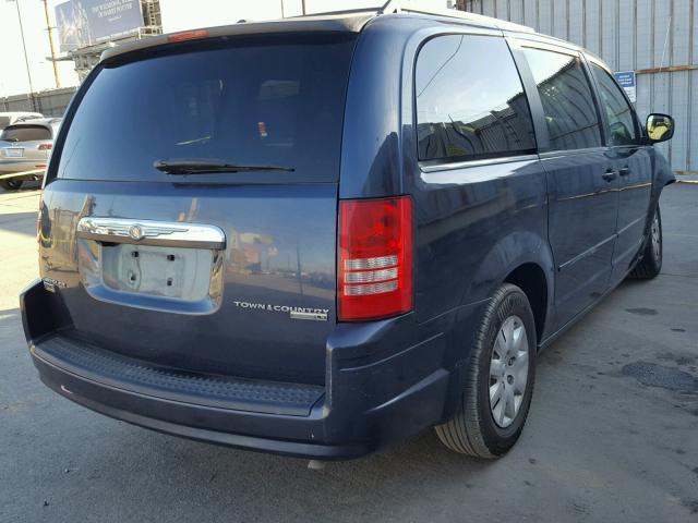 2A8HR44E89R630186 - 2009 CHRYSLER TOWN & COU BLUE photo 4