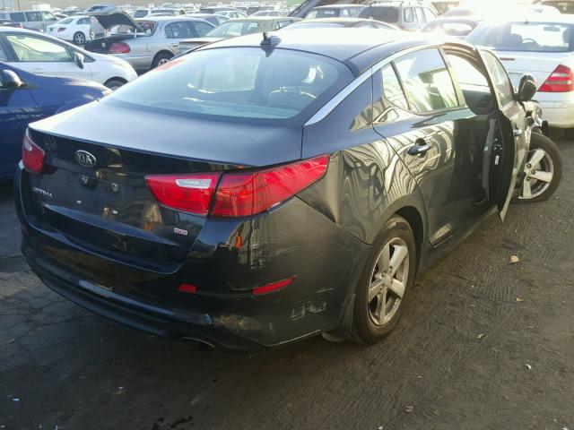 5XXGM4A76FG431410 - 2015 KIA OPTIMA LX BLACK photo 4