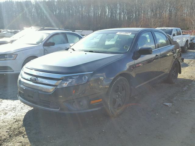 3FAHP0HA8AR337860 - 2010 FORD FUSION SE BLACK photo 2