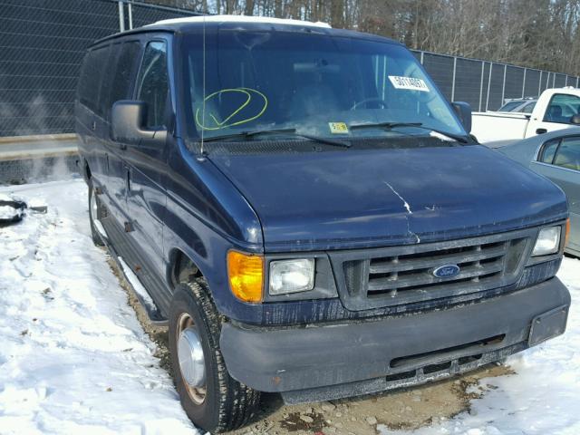 1FBSS31S85HA70167 - 2005 FORD ECONOLINE BLUE photo 1