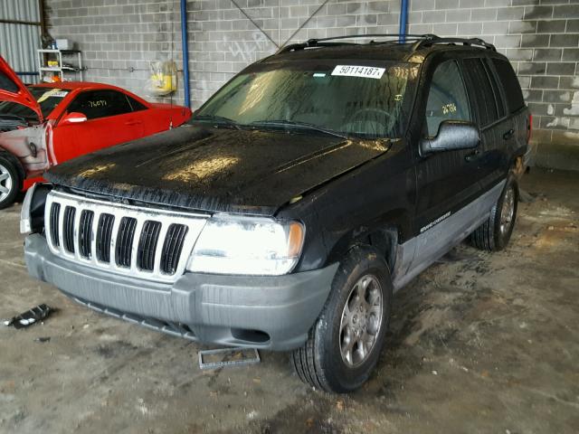 1J4G258S4XC663795 - 1999 JEEP GRAND CHER BLACK photo 2