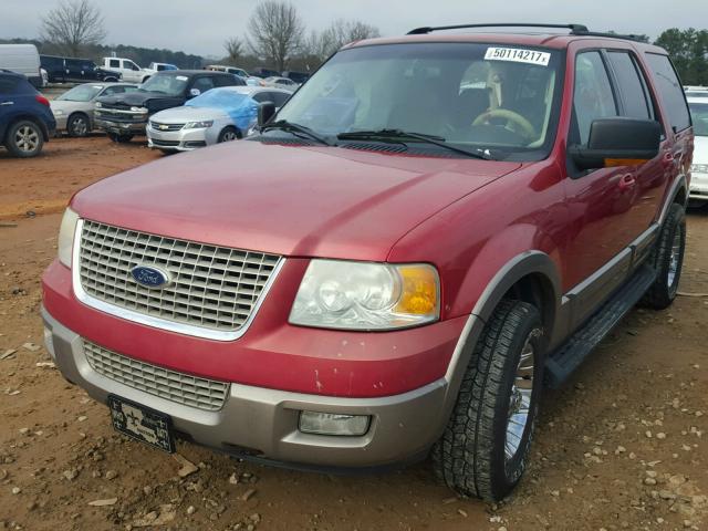 1FMEU17L13LA17131 - 2003 FORD EXPEDITION RED photo 2