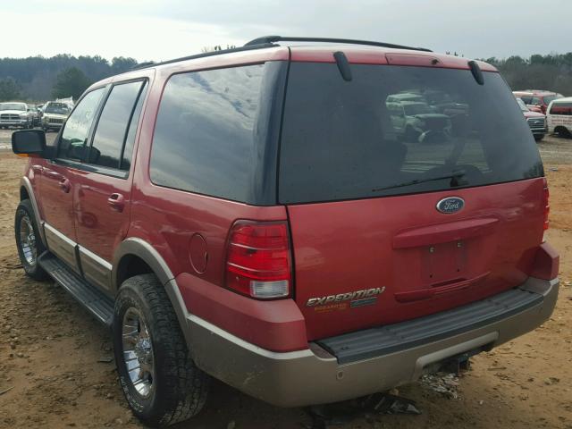 1FMEU17L13LA17131 - 2003 FORD EXPEDITION RED photo 3