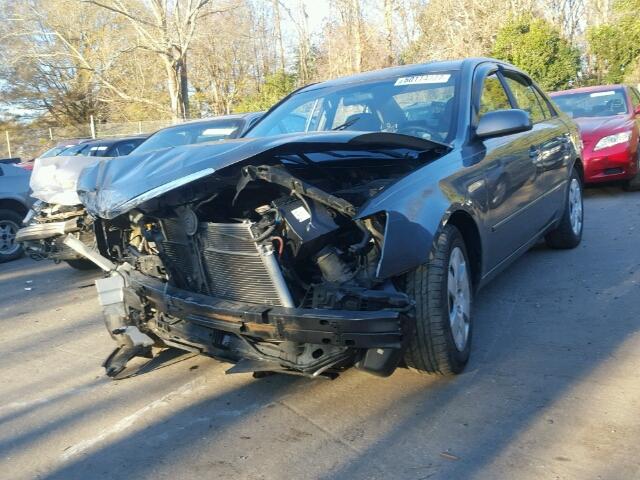 5NPET46C79H428119 - 2009 HYUNDAI SONATA GLS GREEN photo 2