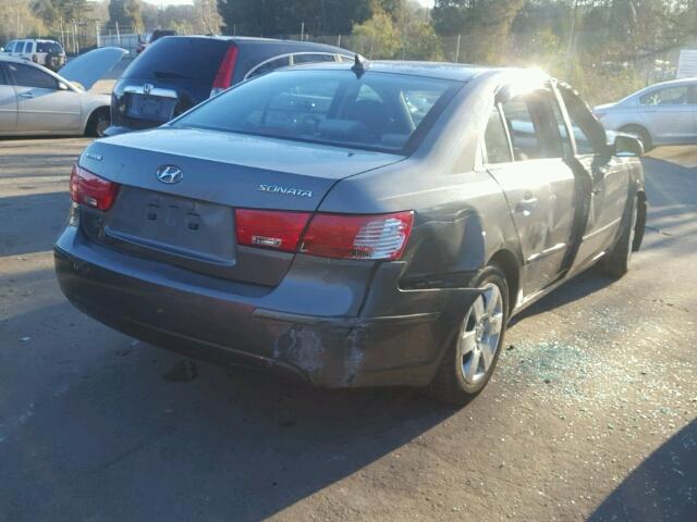 5NPET46C79H428119 - 2009 HYUNDAI SONATA GLS GREEN photo 4