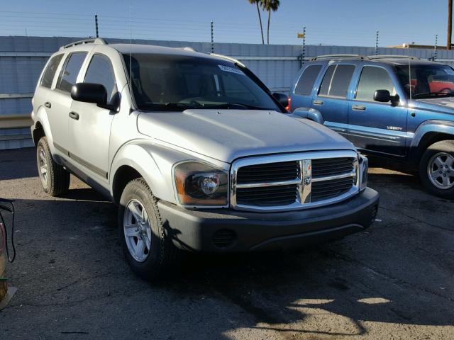 1D4HD38N86F187604 - 2006 DODGE DURANGO SX SILVER photo 1