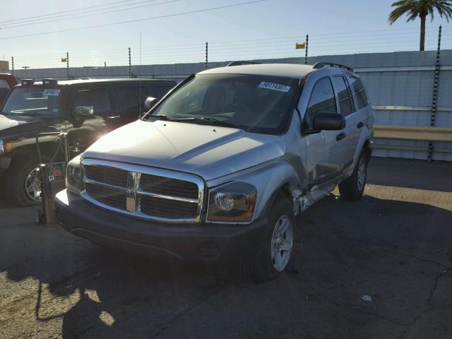 1D4HD38N86F187604 - 2006 DODGE DURANGO SX SILVER photo 2