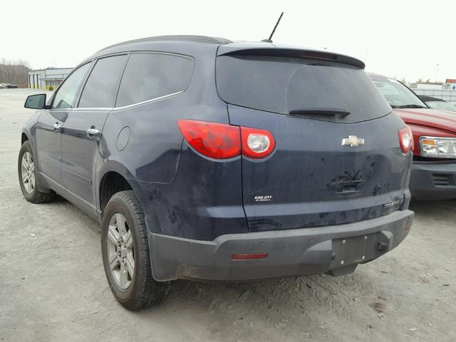 1GNKRGED7CJ254832 - 2012 CHEVROLET TRAVERSE L BLUE photo 3