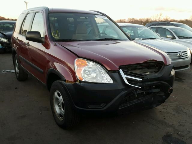 JHLRD78422C045800 - 2002 HONDA CR-V LX RED photo 1