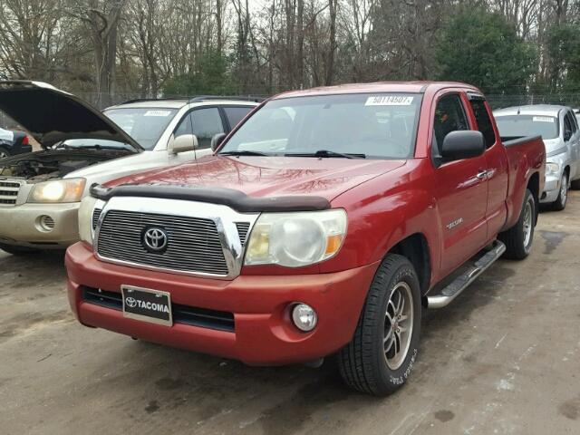 5TETX22NX7Z385719 - 2007 TOYOTA TACOMA ACC RED photo 2