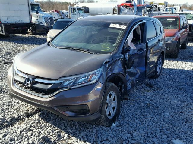 2HKRM4H36FH685117 - 2015 HONDA CR-V LX CHARCOAL photo 2