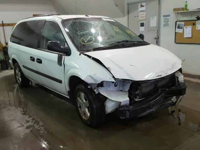 1D4GP24R47B124353 - 2007 DODGE GRAND CARA WHITE photo 1