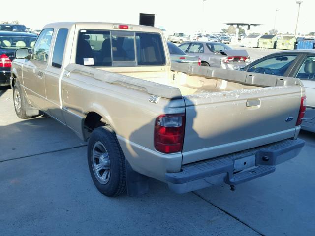 1FTYR14E81PA02933 - 2001 FORD RANGER SUP GOLD photo 3