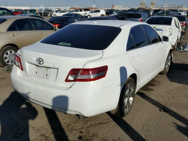 4T4BF3EK2BR185877 - 2011 TOYOTA CAMRY BASE WHITE photo 4