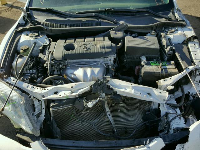 4T4BF3EK2BR185877 - 2011 TOYOTA CAMRY BASE WHITE photo 7