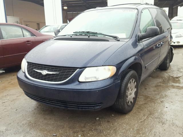 1C4GP44R74B513394 - 2004 CHRYSLER TOWN & COU BLUE photo 2