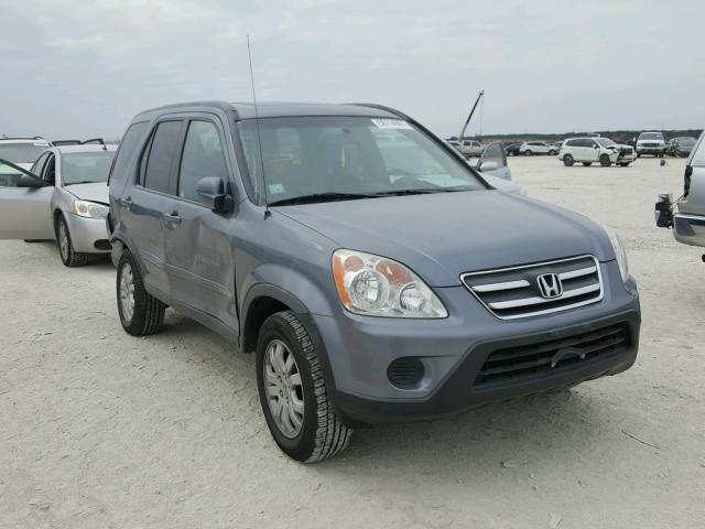 JHLRD78916C046003 - 2006 HONDA CR-V SE GRAY photo 1