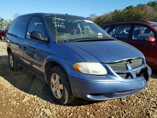 1D4GP45R27B182830 - 2007 DODGE CARAVAN SX BLUE photo 1