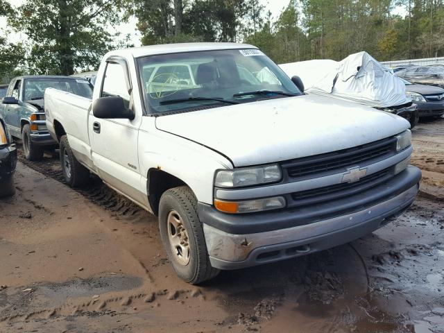 1GCEK14V01E154546 - 2001 CHEVROLET SILVERADO WHITE photo 1