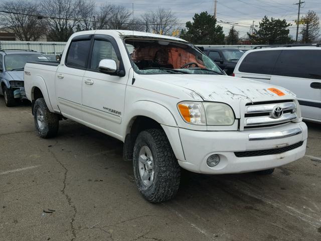 5TBDT44105S470691 - 2005 TOYOTA TUNDRA DOU WHITE photo 1