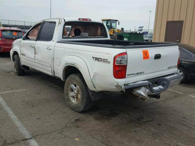 5TBDT44105S470691 - 2005 TOYOTA TUNDRA DOU WHITE photo 3