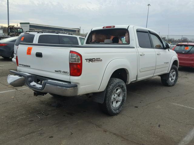 5TBDT44105S470691 - 2005 TOYOTA TUNDRA DOU WHITE photo 4