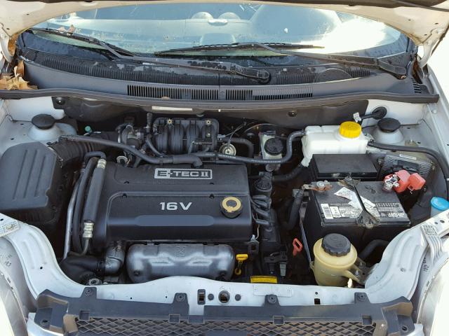 KL1TD56647B071590 - 2007 CHEVROLET AVEO BASE ვერცხლისფერი ფოტო 7