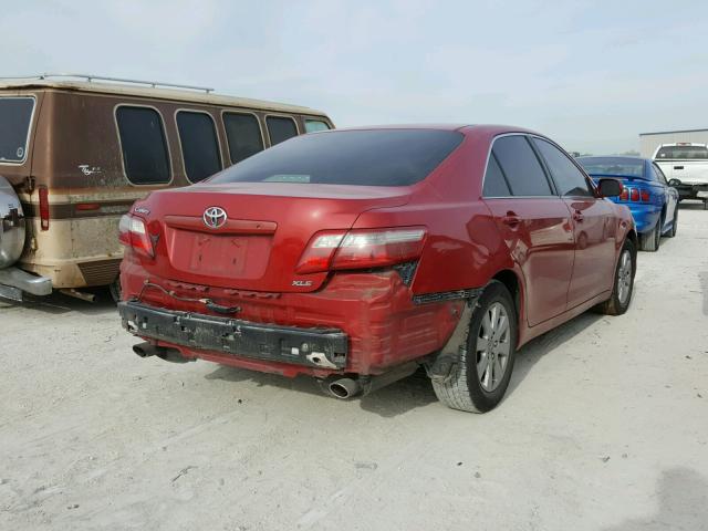 4T1BK46K57U008242 - 2007 TOYOTA CAMRY NEW RED photo 4