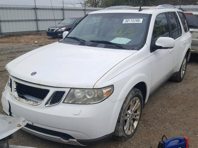 5S3ET13M682801513 - 2008 SAAB 9-7X 5.3I WHITE photo 2