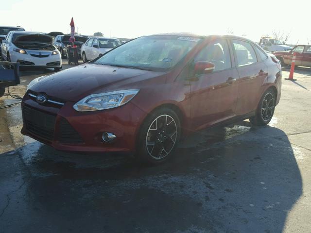 1FADP3F20EL130329 - 2014 FORD FOCUS SE RED photo 2