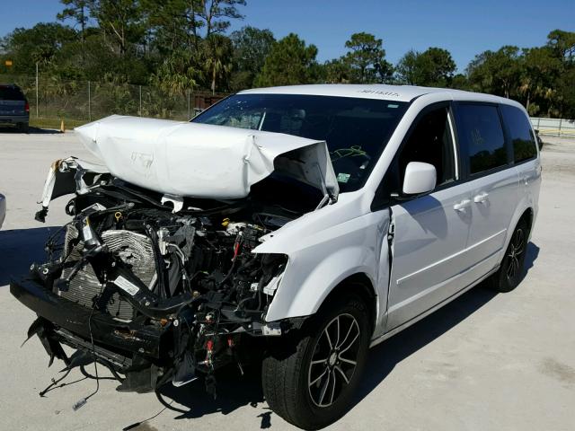 2C4RDGBG0GR400087 - 2016 DODGE GRAND CARA WHITE photo 2