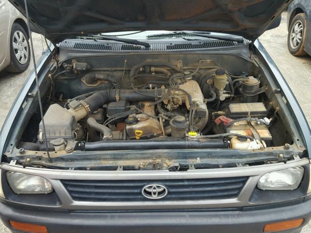 4TANL42NXTZ218259 - 1996 TOYOTA TACOMA GREEN photo 7