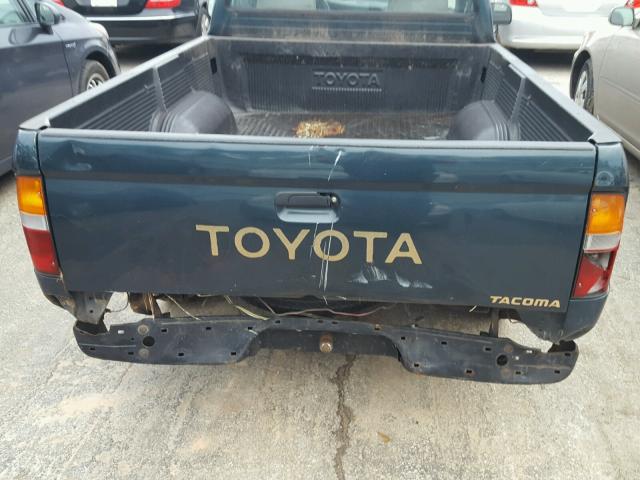 4TANL42NXTZ218259 - 1996 TOYOTA TACOMA GREEN photo 9