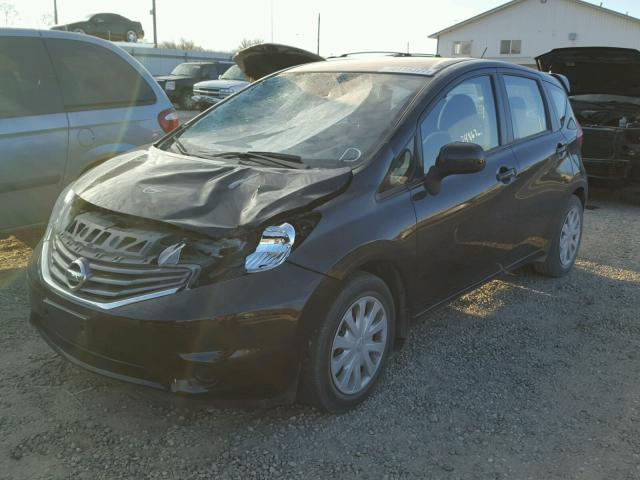 3N1CE2CP0EL391523 - 2014 NISSAN VERSA NOTE BLACK photo 2