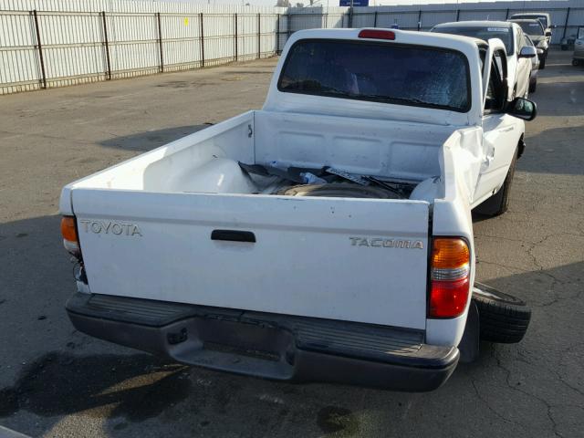 5TENL42N42Z115586 - 2002 TOYOTA TACOMA WHITE photo 6