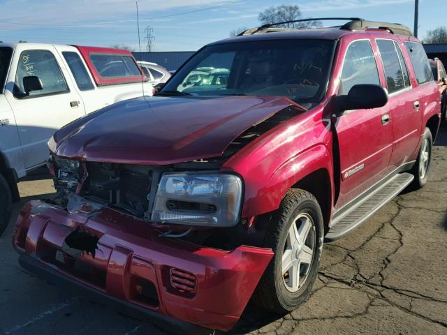 1GNET16SX36117086 - 2003 CHEVROLET TRAILBLAZE RED photo 2