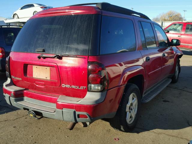 1GNET16SX36117086 - 2003 CHEVROLET TRAILBLAZE RED photo 4