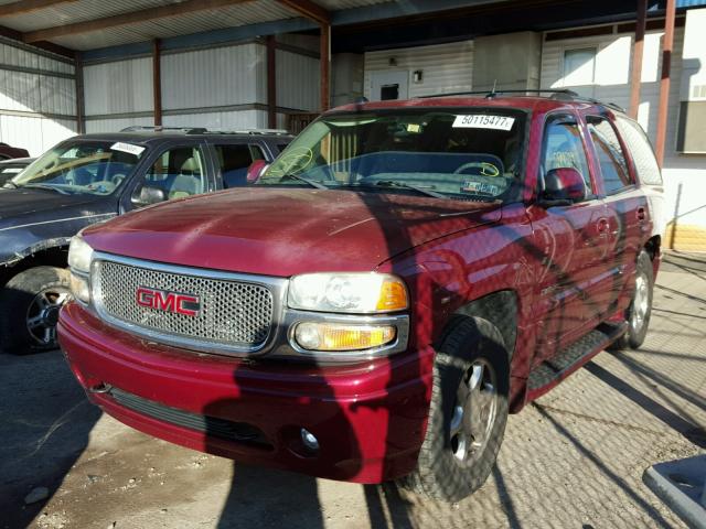 1GKEK63U74J308840 - 2004 GMC YUKON DENA MAROON photo 2