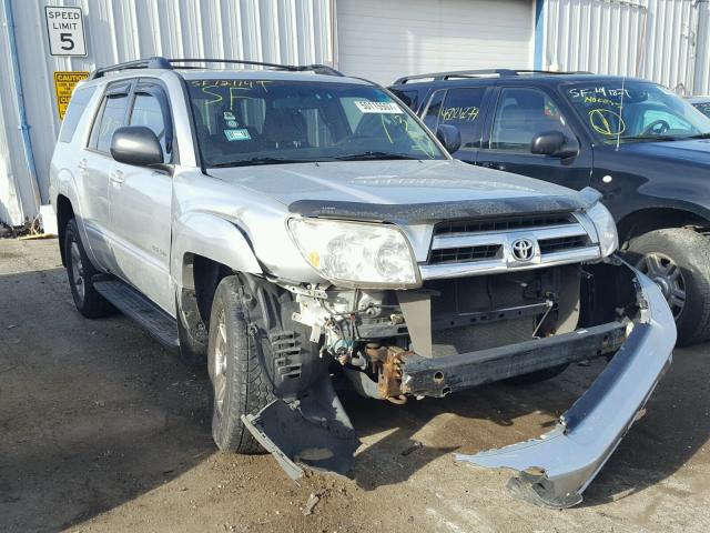 JTEBU14R450057929 - 2005 TOYOTA 4RUNNER SR SILVER photo 1