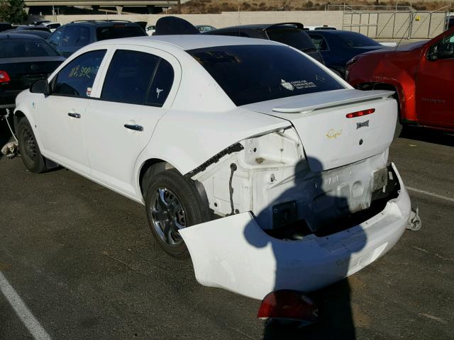 1G1AL55F277186270 - 2007 CHEVROLET COBALT LT WHITE photo 3